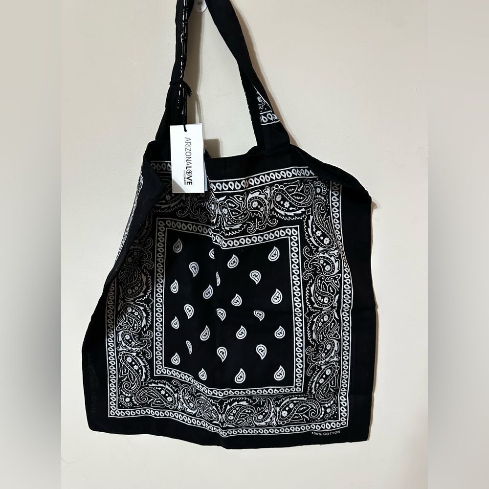 NWT Arizona Love Women's Bandana Cotton Tote Bag